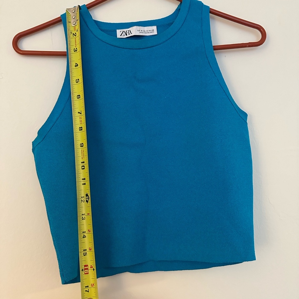 ZARA blue top